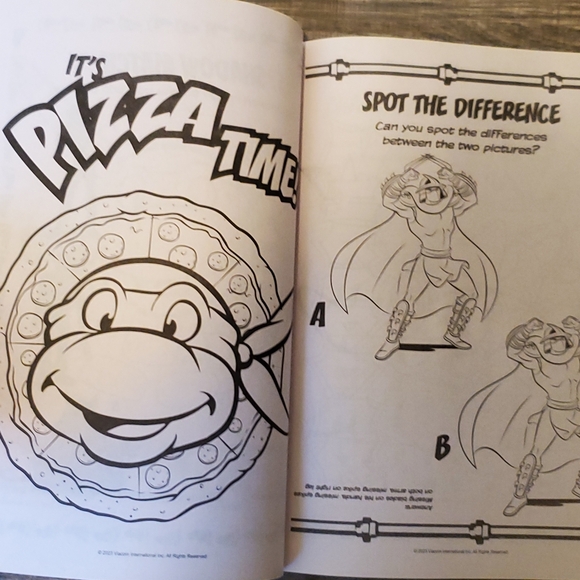 🍒🍒 TNMT Jumbo Coloring & Activity Book - Picture 4 of 7